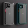 Compatible with Apple 15/14 Phone iPhone 13 Color Block Skin Feel 12 Pro Eye Protection 8P Semi-Transparent 16 Matte Case