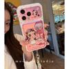 Cute Retro Gashapon Vending Machine Phone Case IPhone 15 16 17 Pro Max With Detachable Chain Strap