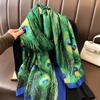 2023 New Silk Scarf, Long New Silk Scarf, Vacation Fashion Sunscreen Scarf