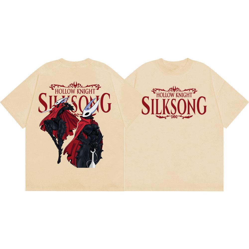 Hollow Knight Game Cartoon T Shirt Unisex Unisex High Street Fashion Trend Tshirts Summer Casual Cotton Short Sleeve Tshirt