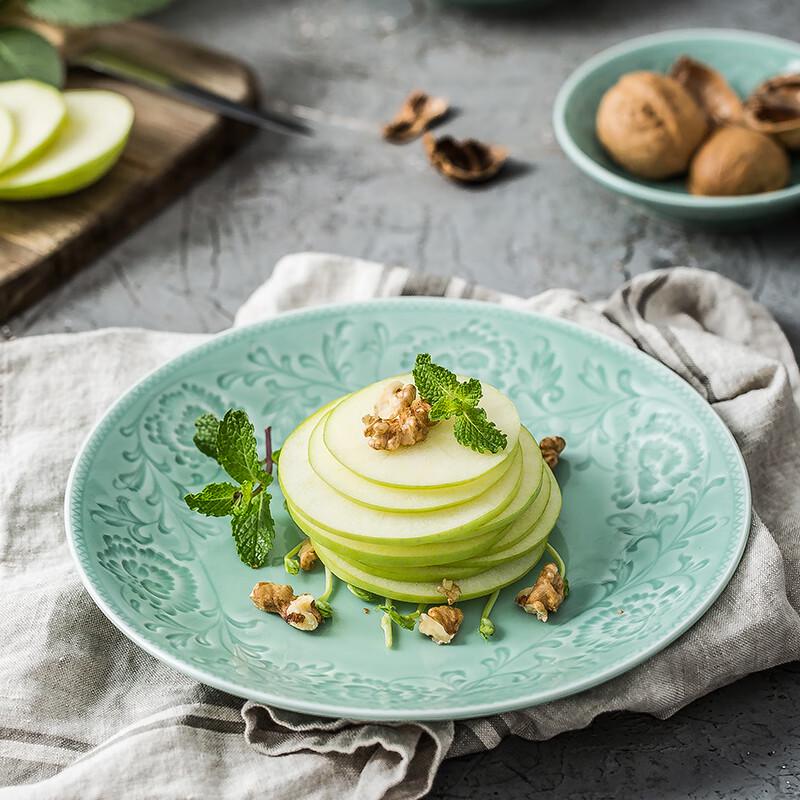 Набор столовой посуды из селадоновой керамики Су