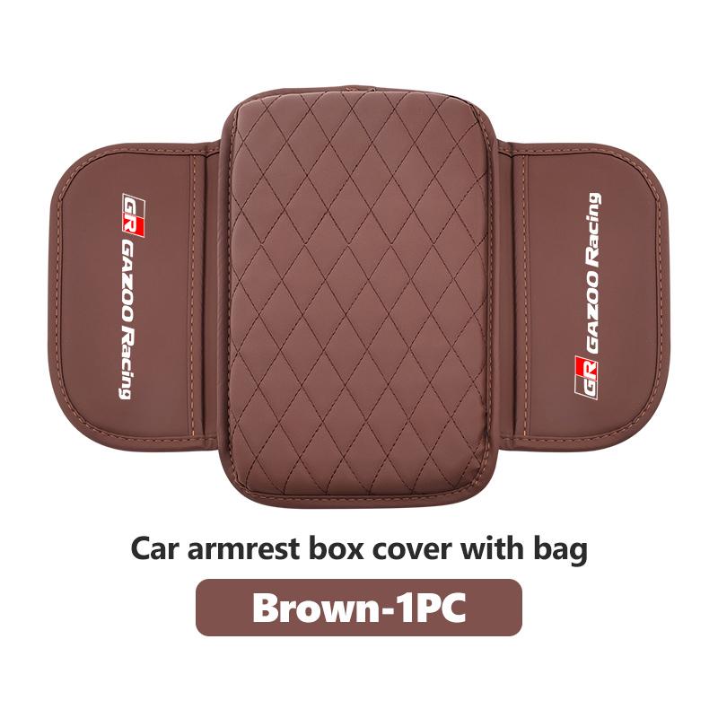 For S9 Car Armrest Box Pad Auto Protective Armrest Mat Storage Bag Interior Accessory Yaris Corolla Rav4 GR Auris Cruiser JH9