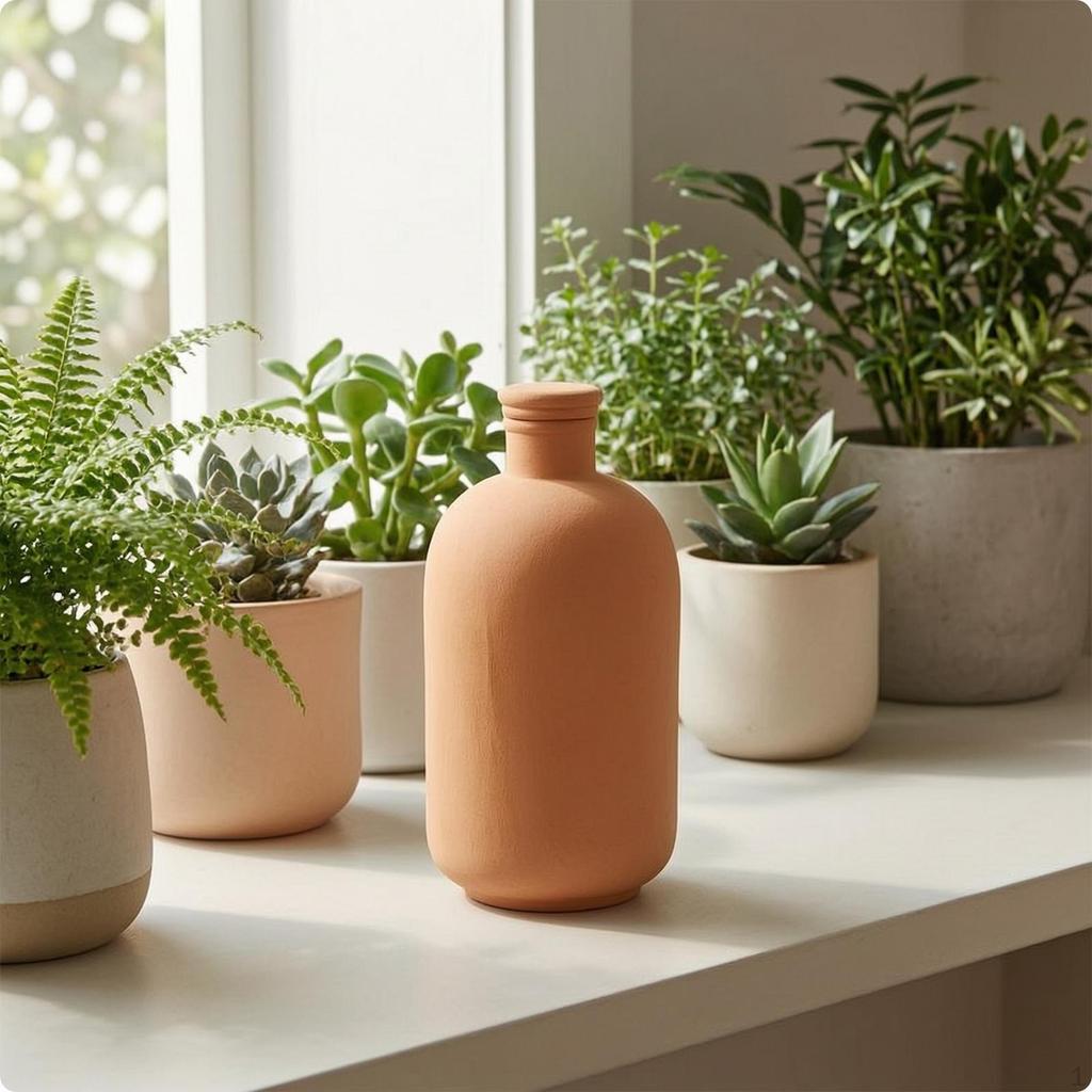 3 Pieces SelfWatering Bottle Slow Release Vacation Plant Waterer Automatic for