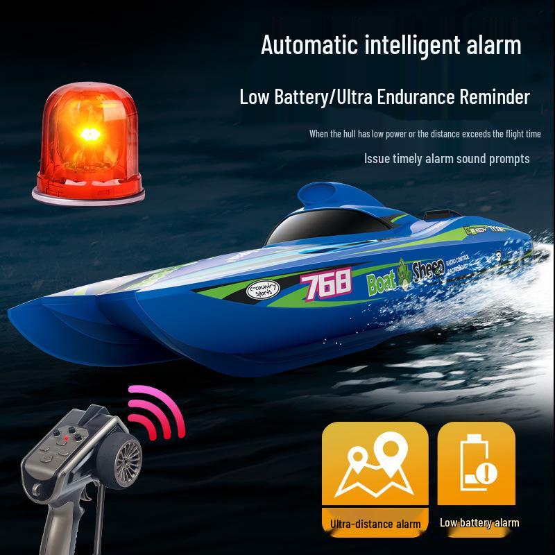 Бесколлекторный радиоуправляемый катер с турбореактивным двигателем: Электрическая гоночная игрушка с длительным временем работы для мальчиков