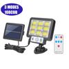 56LED/72/108/117COB солнечный разделенный настенный светильник 3-режимный уличный водонепроницаемый датчик движения садовый аварийный уличный фонарь настенный светильник с дистанционным управлением
