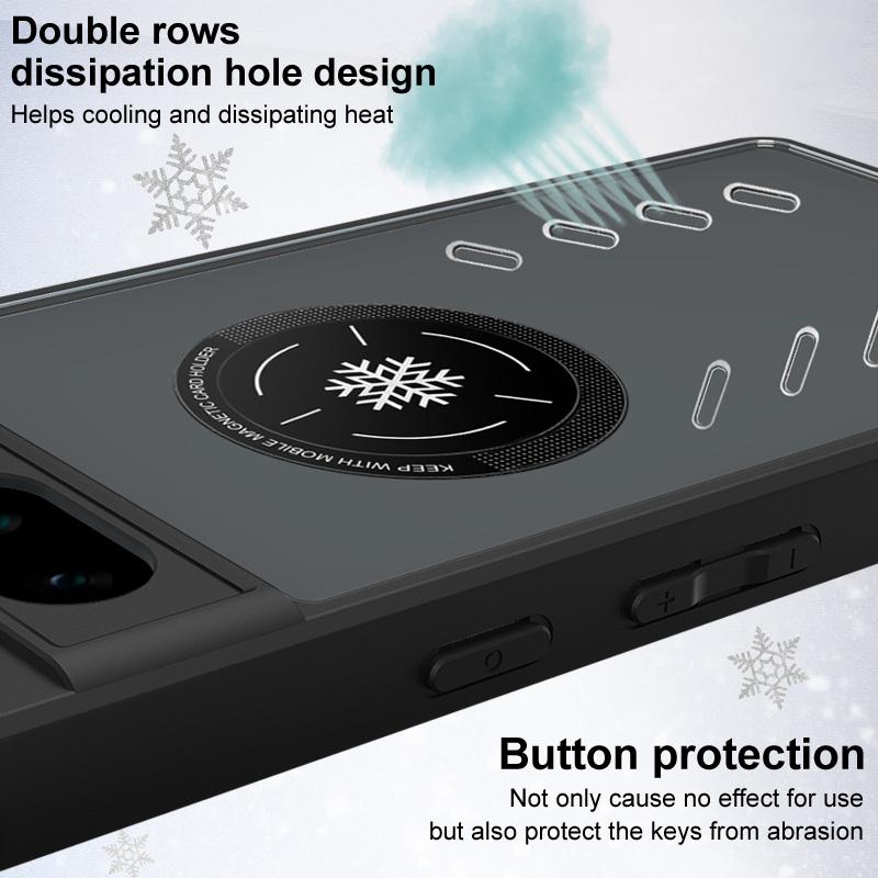 Для Nubia Red Magic 10s Pro Plus 5G Чехол для телефона IMAK CASE Серия UX-9A Чехол с теплоотводом