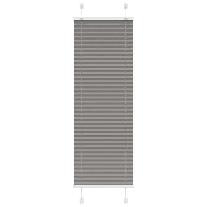 VidaXL Store plissé anthracite 45x100 cm largeur du tissu 44,4 cm, store plissé de fenêtre, store accordéon, store plissé de 4015064