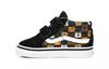 SK8 Детские кроссовки на средней высоте Animal Checkerboard Черные для младенцев и малышей VN0A348J0GN