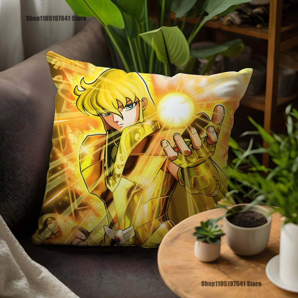 Чехол для подушки Saint Seiya Дева Шака для декора дивана, автомобиля, офиса, комнаты, наволочка с принтом, украшения и защита