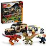 LEGO Jurassic World Pyroraptor and Dilophosaurus Transport 76951 Toy Block Present Dinosaur Cartoon for Boys and Girls Ages 7 and Up