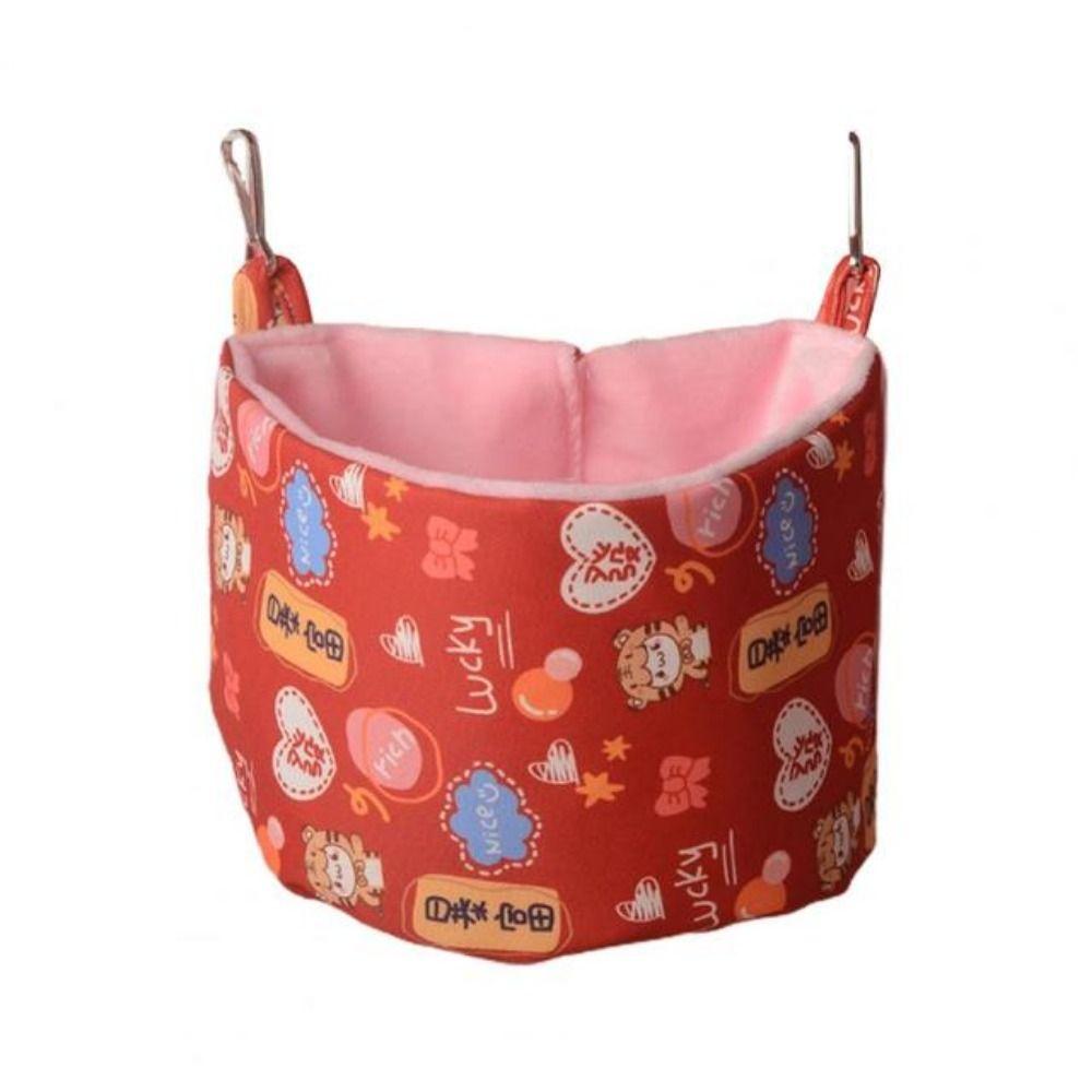 Аксессуары для питомцев Холщовое подвесное гнездо для кролика домик для белки спальный мешок для морской свинки гамак для хомяка