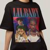 Lil Baby Рэп Винтажная Графическая Футболка 90-х Lil Baby Рэп Хип-Хоп США Классическая Футболка