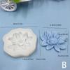 Lotus Gardenia украшения для торта силиконовая форма для самостоятельной выпечки на кухне мыло ручной работы форма для ароматерапии гипсовый торт шоколадная форма