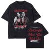 2026 Movie Horror Obsession T-shirt One Wish Willow Vintage Washed T Shirts Men Women Harajuku Gothic Fashion T Shirt Streetwear