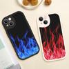 Чехол для телефона Artistic Personality Flame для iPhone 13 12 11 14 Pro MAX MiNi 7 8 14 Plus X XS XR 13 Pro защитные чехлы из овчины