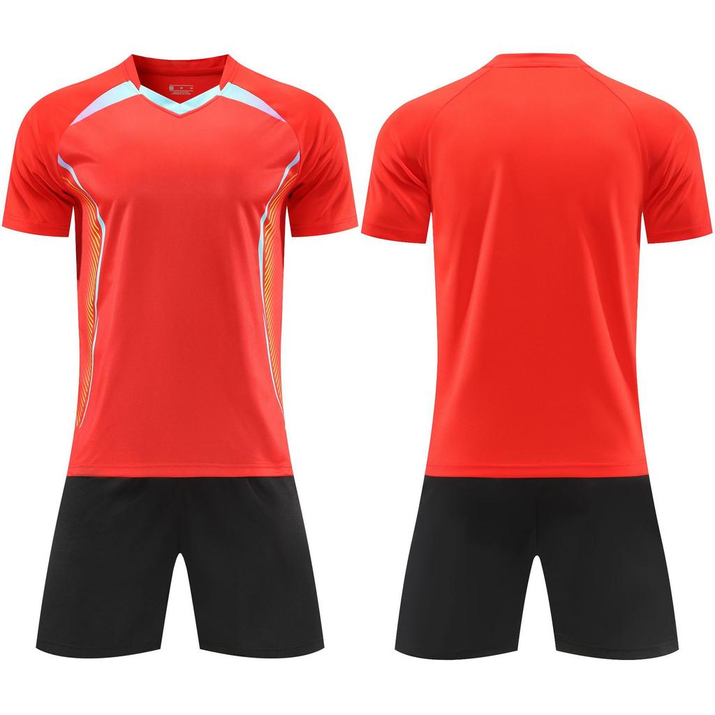 Cross-border spot 2026 new children's football jersey set, male and female students and teenagers team training competition jersey