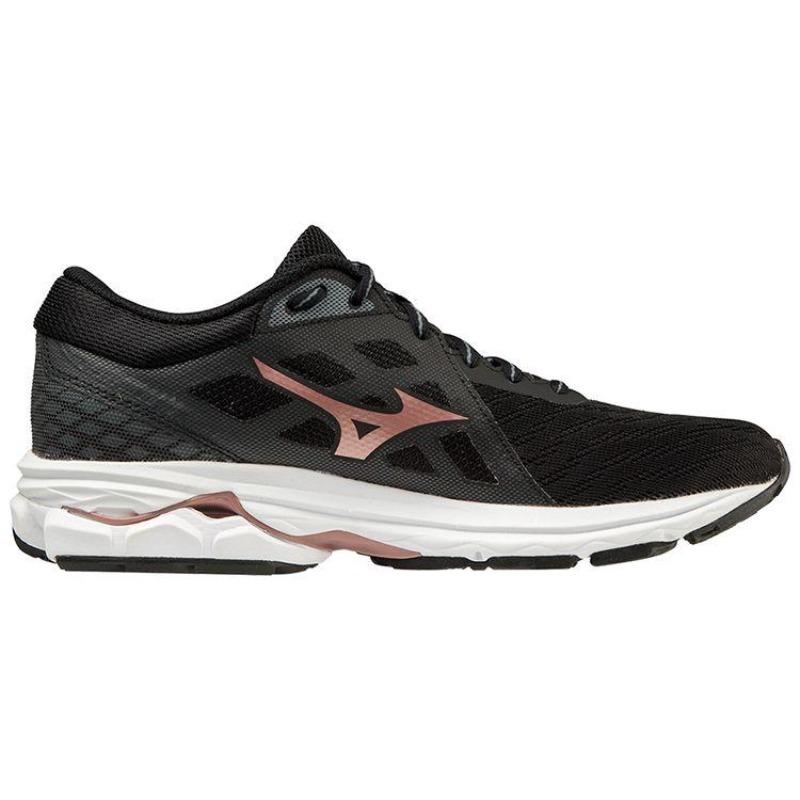 Mizuno Wave Kizuna 2 Women's Running Shoes Black Rose Gold J1GD201644