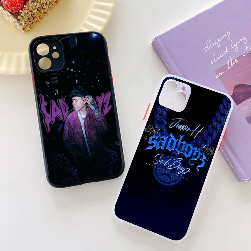 Чехол для телефона Junior H SAD BOYZ 4 LIFE Для IPhone 16 15 14 X XR XS 7 8 Plus 11 12 13 Pro MAX 13mini Матовый противоударный чехол