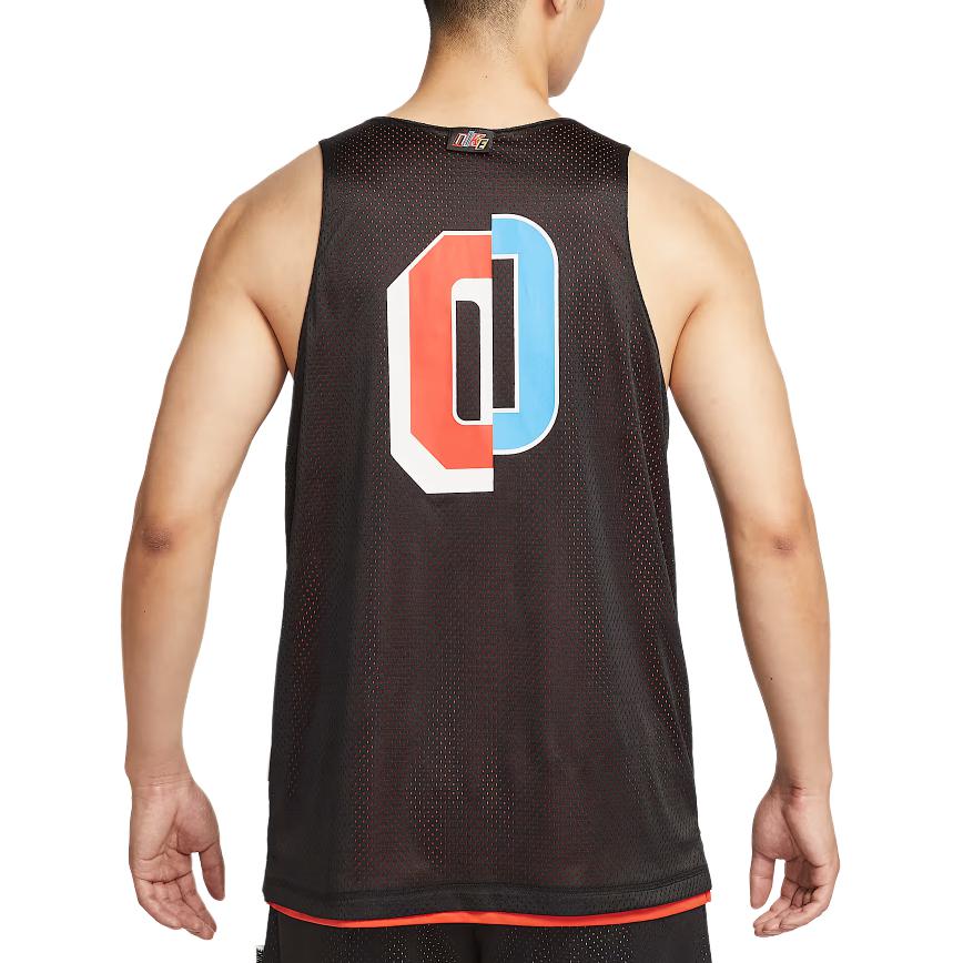 Nike Стандартная двухсторонняя баскетбольная майка без рукавов с круглым вырезом Dri-Fit для мужчин Топы IH9272-010