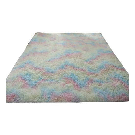 Fluffy Floor Mat Plush Area Rug with Non-slip Backing Shaggy Fuzzy Bedroom Carpet Bedside Rug for Nursery Playroom Living Room Dorm