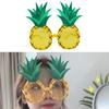 Pineapple Shape Sunglasses Sun Protection PC Frame Eyewear Carnival Accessory For Beach Pool Party Outdoor Activity