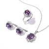 Zircon Jewelry Set for Womens Daily Commuting Jewelry Set High Quality Version