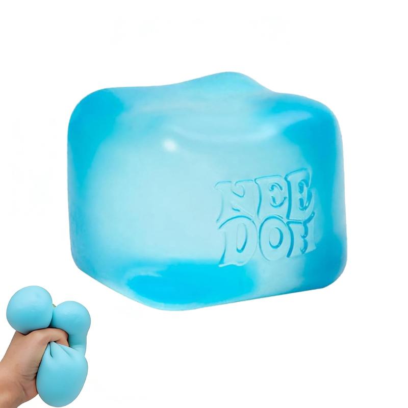 Schylling Nice Cube Тактильная нажималка-игрушка Суперпрочный сжимаемый антистресс Сенсорная игрушка Кубик 2,25" Подарок на вечеринку