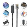 Алюминиевые сетевые адаптеры USB 3.0 1000 Мбит/с Проводное подключение Для стриминга, игр Кабель OFC Улучшает стабильность сигнала
