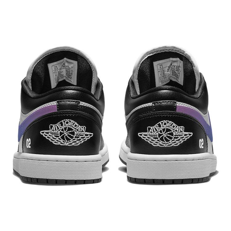 Jordan Air Jordan 1 Износостойкие Нескользящие Низкие Винтажные Баскетбольные Кроссовки Женские Черно-Белые DC0774-101(Команда181-)