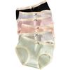 Set of 6 Moisture Quick Creates Beautiful Sweat Women Set of Shorts, Pants, Women's Underwear, [100% Cotton, Antibacterial, Deodorizing,