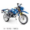 Motor Moc Building Block 1:6 Scale Assemble Model Motorcycle Bricks Steam Toys Collection for Boys Gifts