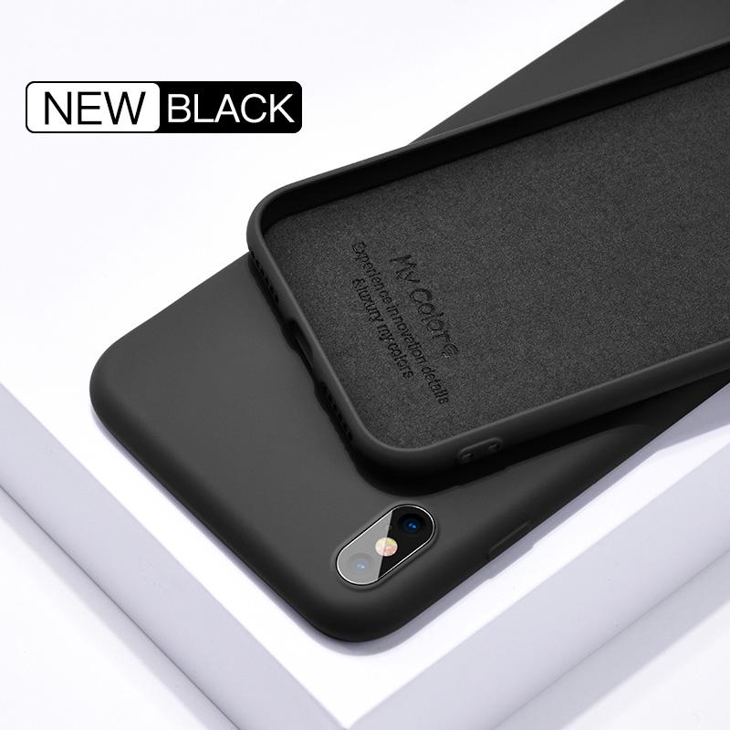 Жидкий силикон Оригинальный чехол Для Xiaomi Mi 9 SE 10T Pro 8 Lite A2 9T Mi9 POCO X3 NFC Redmi Note 9S 8T 7 9 Pro K20 7A Мягкая крышка