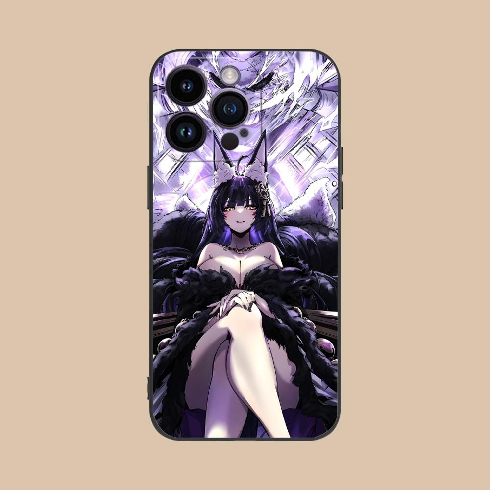 Azur Lane Мусаси Матовый ТПУ Чехол для Мобильного Телефона для iPhone 17 16 15 14 13 12 11 X XR XS 8 7 Air Pro Max Plus Mini Цветной Чехол