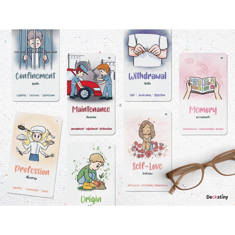 85 шт. Карты Oracle Pantha Oracle, акварельная версия, 6 х 9,6 см (2,36 х 3,78 дюйма) Блестящий 3D синий позолоченный край