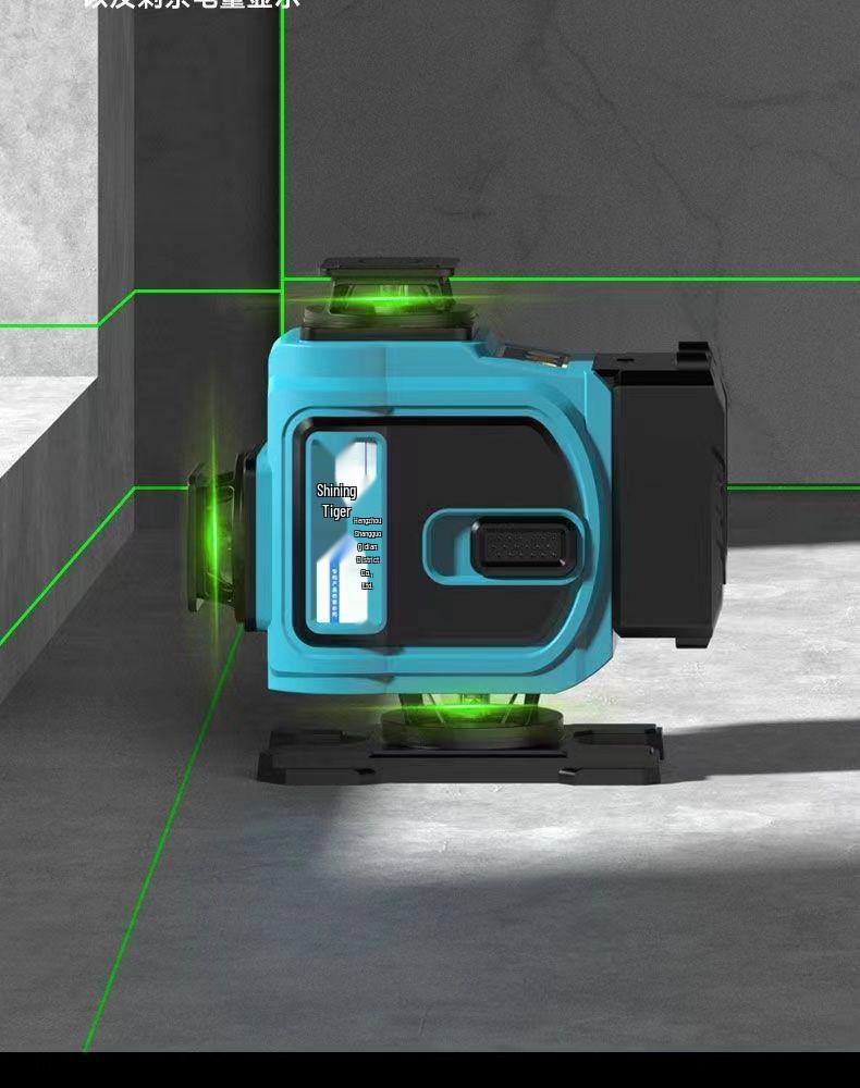 Infrared Laser Level with 16 High-Precision Lines, Automatic Leveling