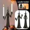 Halloween Witch Candlestick, Home Candlestick Ornament
