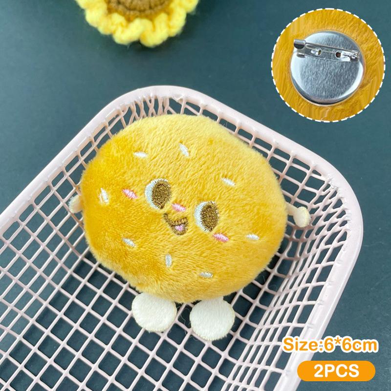 2 шт. гамбургеры жареные куриные ножки хлеб плюшевая кукла кулон брелок мультфильм смешная кукла брошь рюкзак украшения подарки