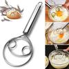 Danish Dough Bread Whisk Stainless Steel Handle Kitchen Baking Tools Pastry Manual Mixer Egg Beater Self Turning Cream Utensils