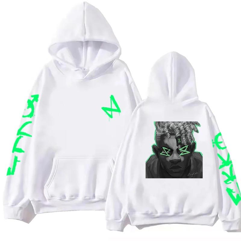 Arcane Ekko Граффити Толстовка Harajuku Пуловеры Топы Толстовка Подарочные Толстовки и свитшоты для фанатов Мужская