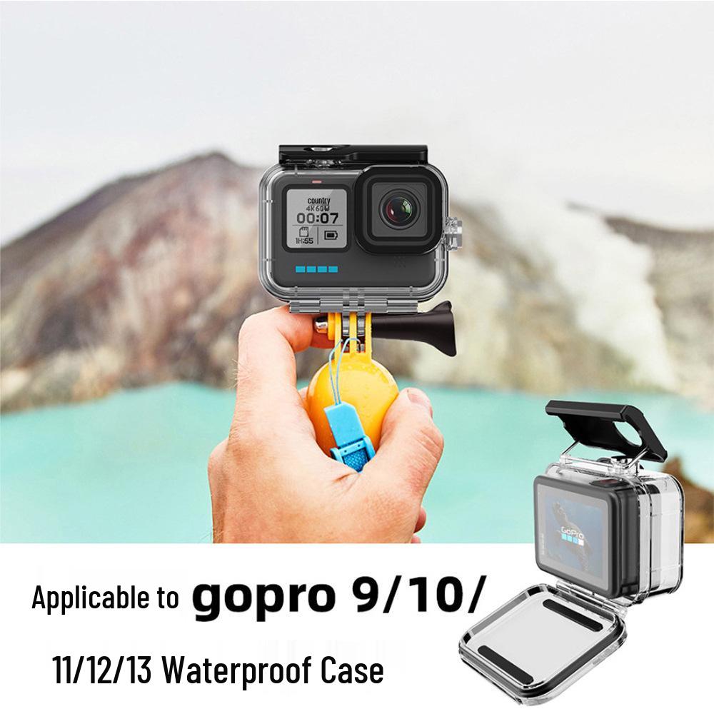 Водонепроницаемый корпус для GoPro13, совместимый с GoPro12/11/10/9 - Защитный чехол для подводной камеры и аксессуары.