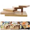 Sushi Boat Serving Tray Plate Rotating Wood Appetizer Plates Dinner Japanese Dishes