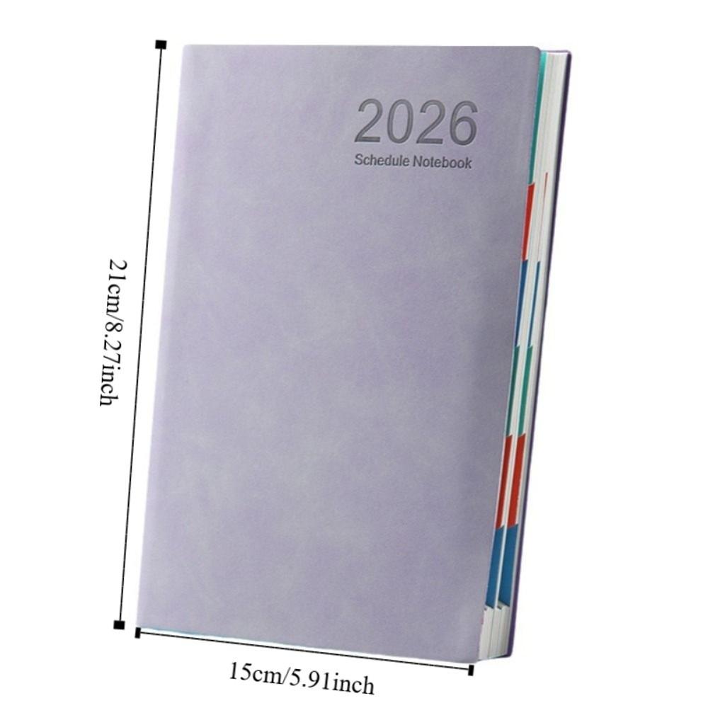 С лентой-закладкой 2026 365-дневник А5 Еженедельник Ежемесячник Офис