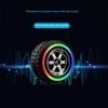 Креативная Bluetooth-колонка в форме автомобильного колеса со светодиодной подсветкой RGB, портативная, для улицы, музыкальная, беспроводная, декор для автомобиля, для смешных подарков