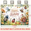 Party Backdrop Happy Birthday Birthday Photo Booth Background Wall Decor