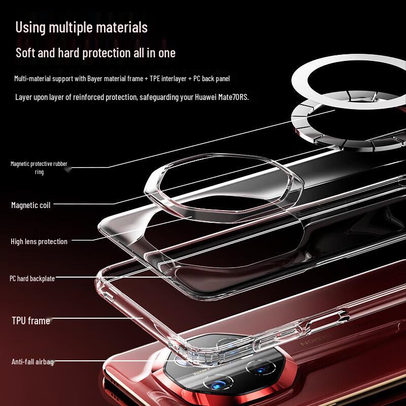 BIAZE Магнитный чехол для телефона Huawei Mate 70 RS Ultimate Design