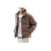 Lifestyle Series Retro Water-Resistant Stand Collar Casual Letter Long Sleeve Down Jacket Men Outerwear Hengli-Wood 152448907-3