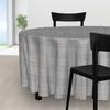 Round Stain-resistant Tablecloth, Diameter 180 Cm, GALAXY Grey, By Soleil D'ocre