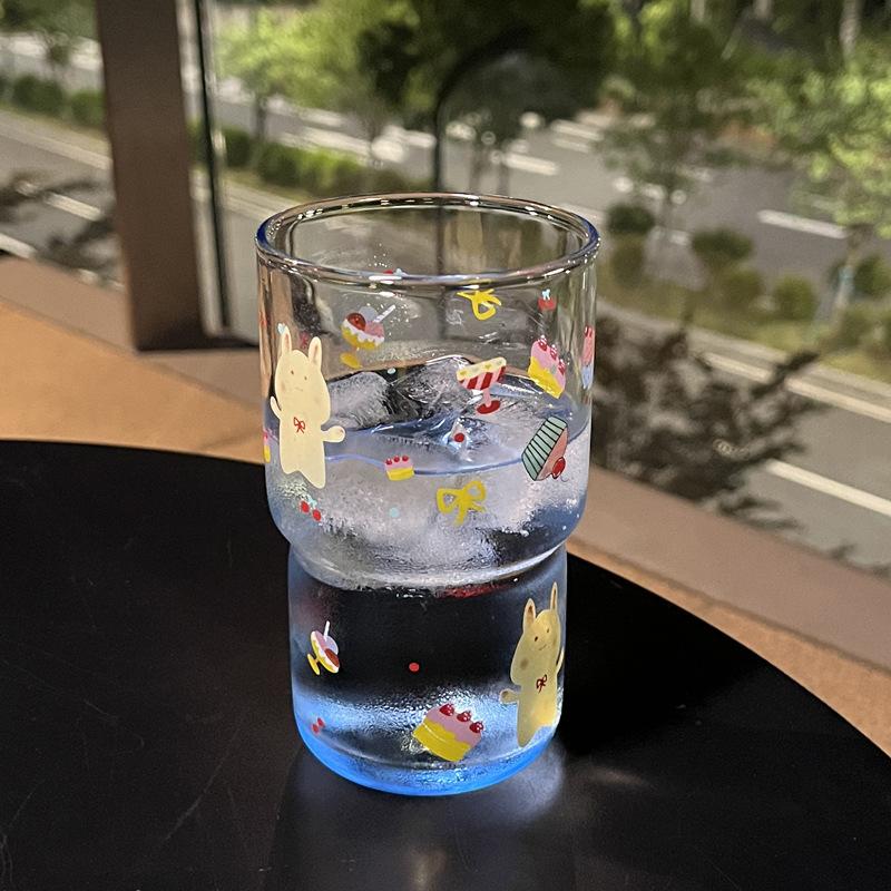 Free Bird Glass Cup Clear American Coffee Cup Cold Heat Resistant Home Creative Water Tea Cup Fish Cup