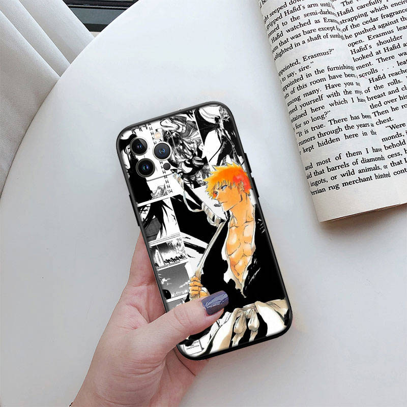 Чехол для телефона ED10 Bleach для iPhone 6 6s 7 8 11 12 13 14 15 XS Pro Max XR X SE Samsung S20 S21 S22 S23 S24 FE Ultra Plus Lite S21S A55