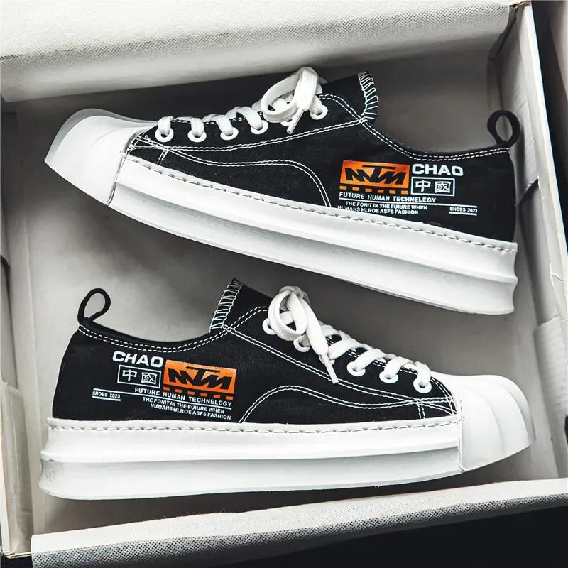 Модная обувь для скейтбординга, мужские вулканизированные кроссовки, повседневная модная обувь, мужские мягкие кроссовки Zapatillas Hombre Shell Head Canvas, спортивная повседневная обувь для скейтбординга